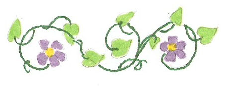 vine drawing second step